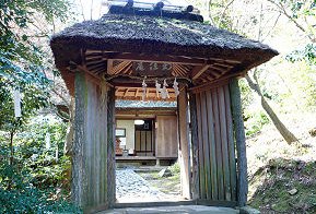 松尾芭蕉の滞在した幻住庵