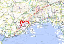 鵯駅から布引の滝