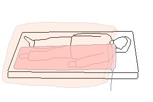 半分だけ電気毛布