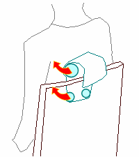 椅子でツボ押し
