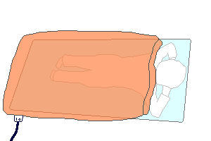 掛け電気毛布でうつぶせ寝