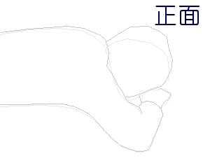 うつぶせ寝でくびを回してみました。