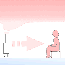 薪ストーブの床冷え