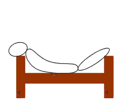 ソファーでお昼寝で腰痛、首痛