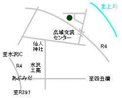 水沢カイロプラクティックの地図