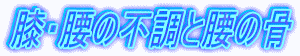 膝・腰の不調と腰の骨
