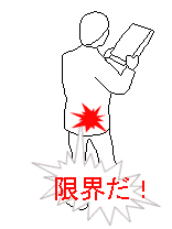 痛みは消えているが、患部は限界