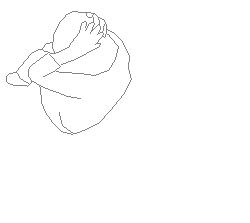 腹筋運動で左右にねじる