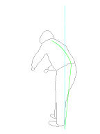 美容師さんのシャンプー姿勢